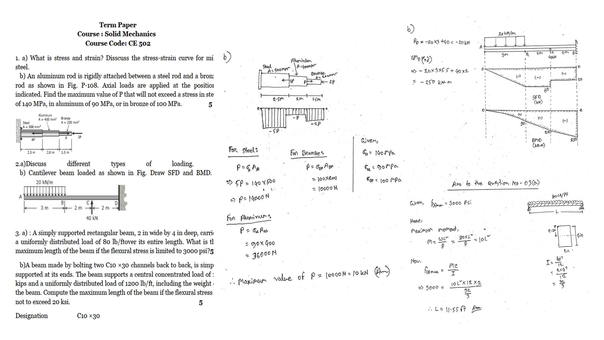 Mechanics-of-Solids-Question-Paper