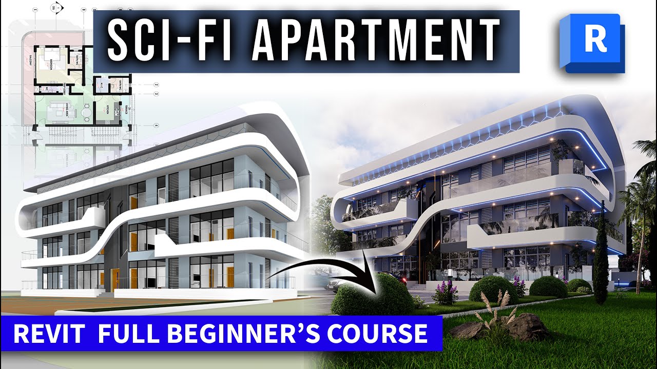 How I Modelled A Sci-Fi Apartment/ Full Revit Tutorial Course